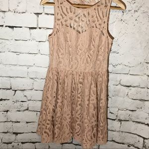 Lauren Conrad | lace sleeveless dress |sz 8